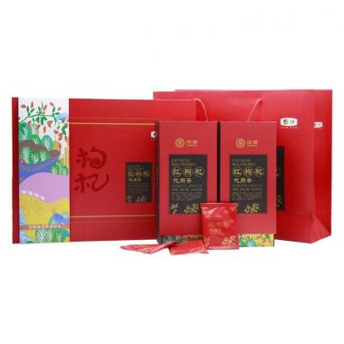 中粮中茶红枸杞代用茶礼盒铝箔单支礼盒250g