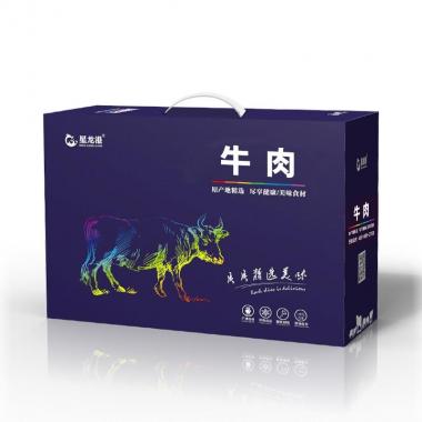 星龙港星选手工牛排礼盒1400g