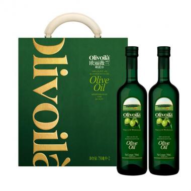 欧丽薇兰纯正橄榄油礼盒750ml*2