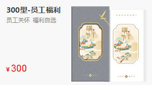 300型-员工福利卡(员工福利个性定制)